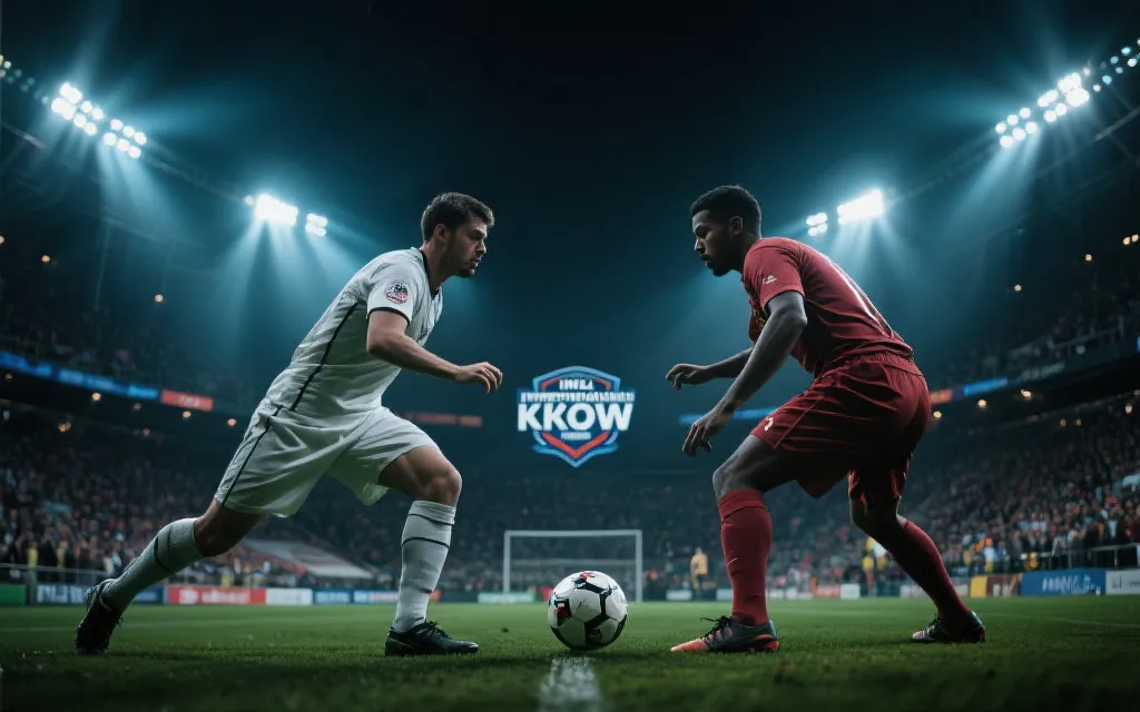 附加赛淘汰赛氛围，球场灯光与紧张对决